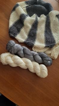 Strickset Sommerfestschal