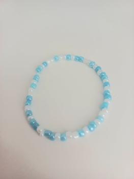 Armband Blaue Perle