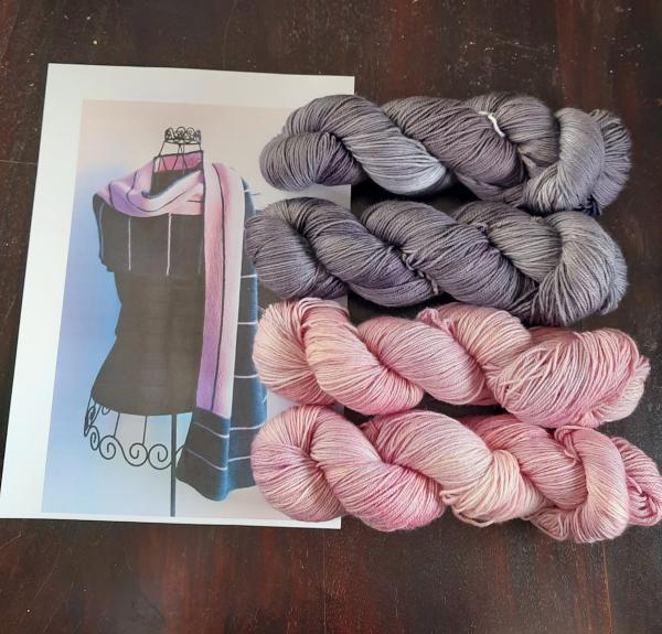 Weihnachtsanstrick Mauve