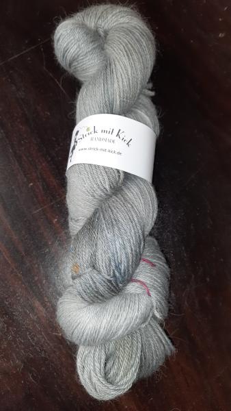 Mützenset Rose grau