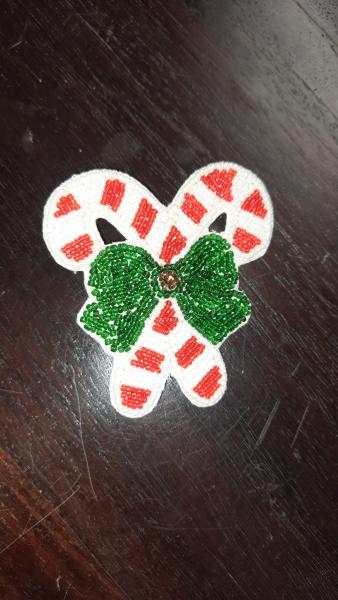 Brosche Zuckerstange