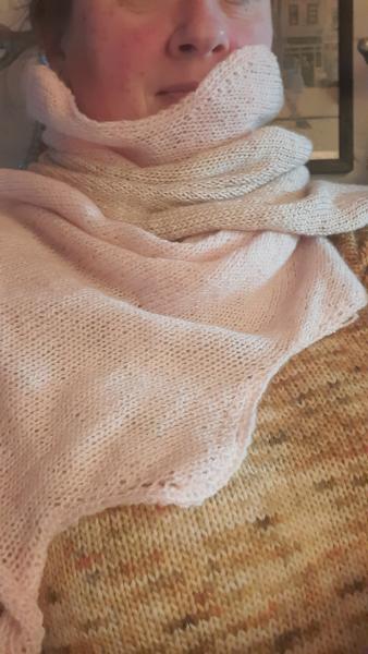 Strickrezept Wellenschal